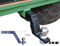 Фаркоп с шаром 50 мм, занижение 6" (150 мм) (Комплект с установкой)