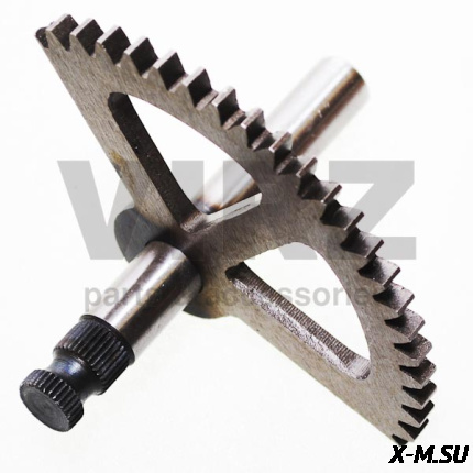 Зубчатый сектор кикстартера 2Т AD50 (L=100mm)