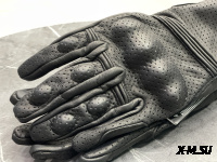 Перчатки взрослые REVIT XD2-56 с перфорацией цв. Черный р. XL