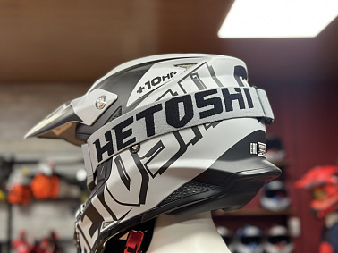 Шлем кроссовый HETOSHI OF836 EXOSS CROSS PRO MX289 цв.Серый с черными вставками Матовый р.S
