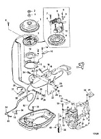 Электрические компоненты 2-х тактного ПЛМ MERCURY Jet 25 Серийный номер от 0N088578 и выше