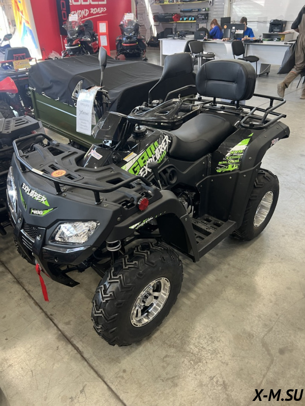 Квадроцикл GBM EXPLORER 400 NEW PREMIUM Черный Зеленый Квадроцикл GBM EXPLORER 400 NEW PREMIUM Черный Зеленый