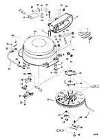 Стартер в сборе (ручной) 2-Х ТАКТНОГО ПЛМ MERCURY 75 Серийный номер от 0P017000 до 0P325499