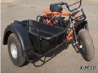Прицеп боковой для мотоциклов СКАУТ САФАРИ-1,2 (без корыта) (Невозможна регистрация в ГИБДД)	