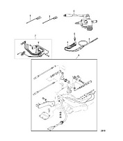 Аксессуары 2-х тактного ПЛМ MERCURY 9.9 MH 169CC Серийный номер от 0N007788 до 0N055109
