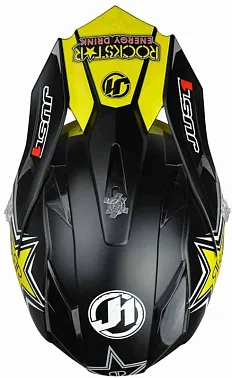 Козырек для шлема JUST1 J32 Youth Rockstar желтый/черный/белый